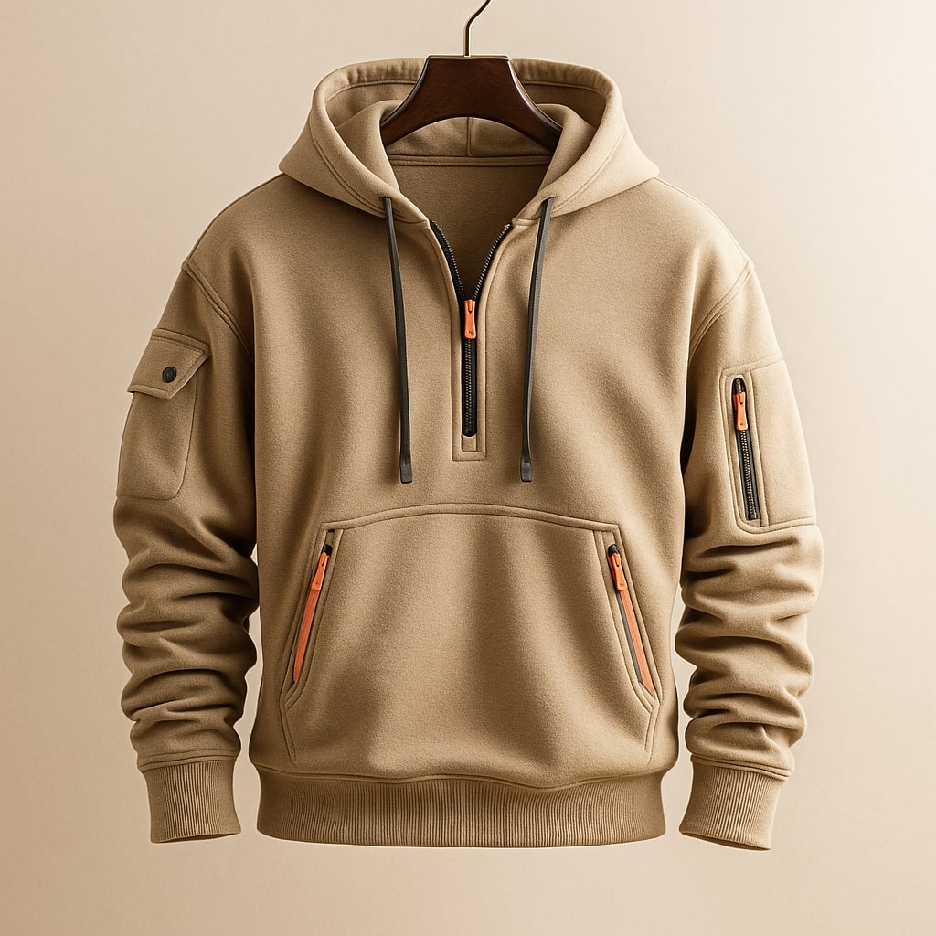 Bruno Fleece Half-Zip Hoodie