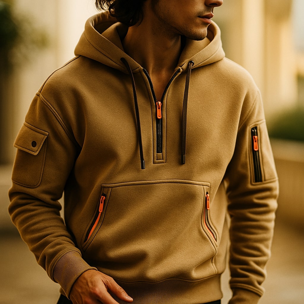 Bruno Fleece Half-Zip Hoodie