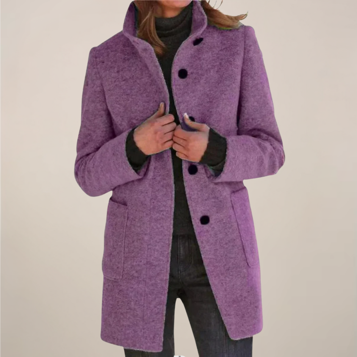 Maison Mary™ | Soft Single Breasted Long Coat