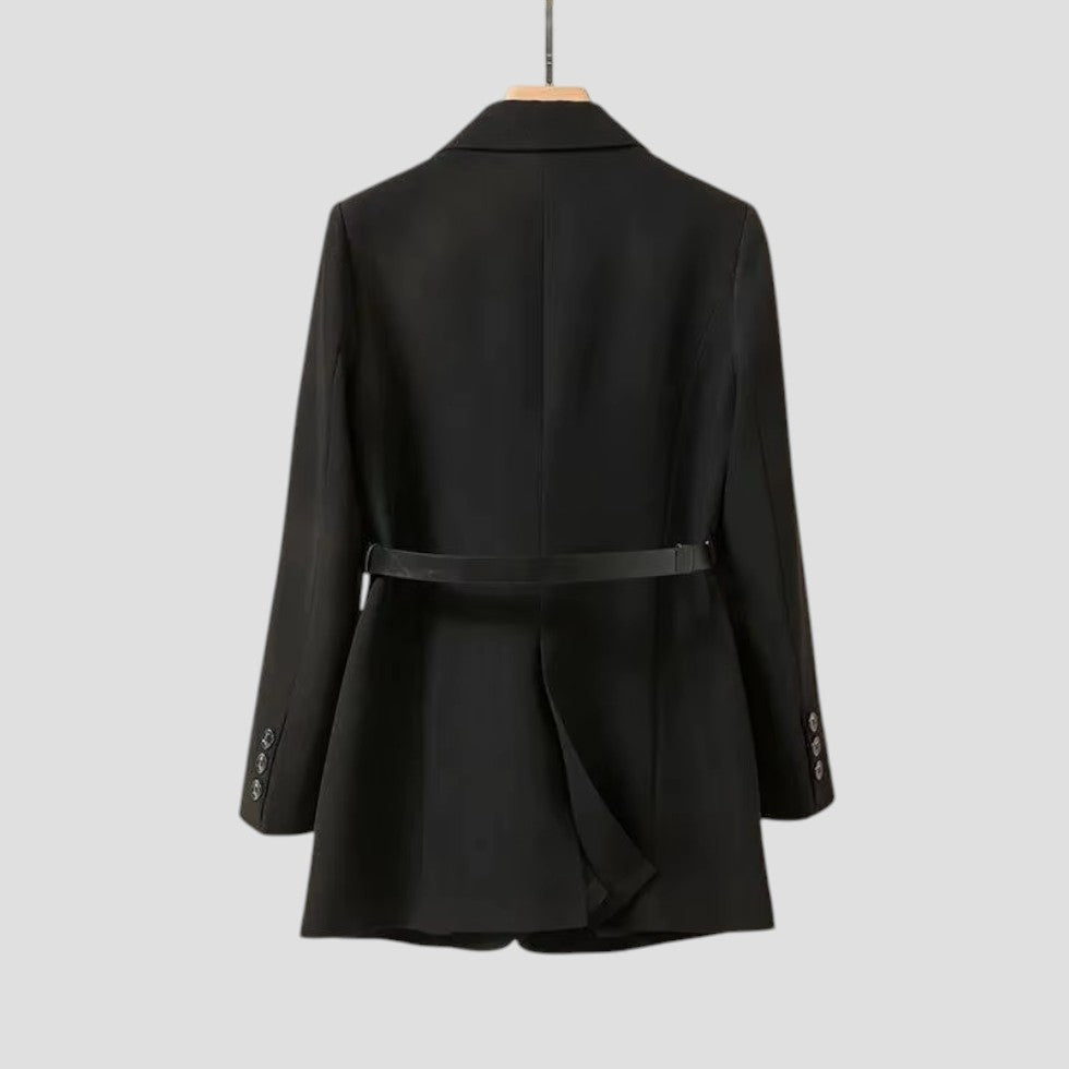 Maison Mary™ | Elegant Women’s Belted Blazer Jacket