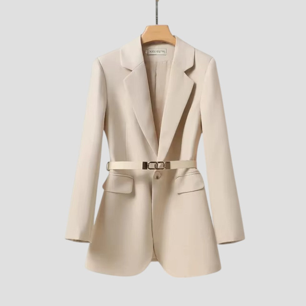 Maison Mary™ | Elegant Women’s Belted Blazer Jacket