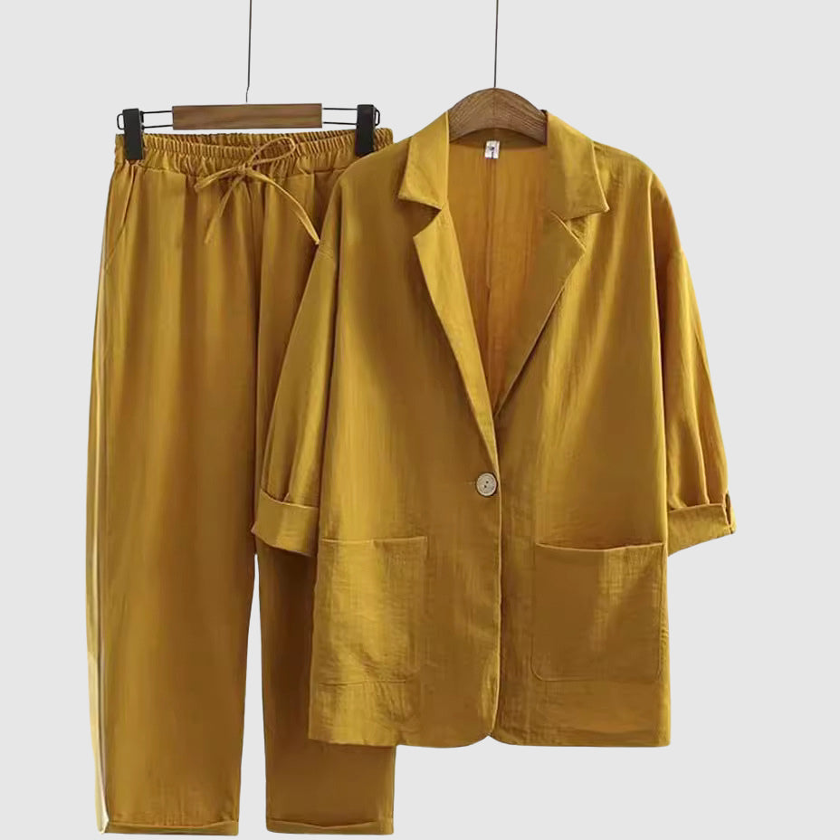 Maison Mary™ | Soft Linen Duo Set