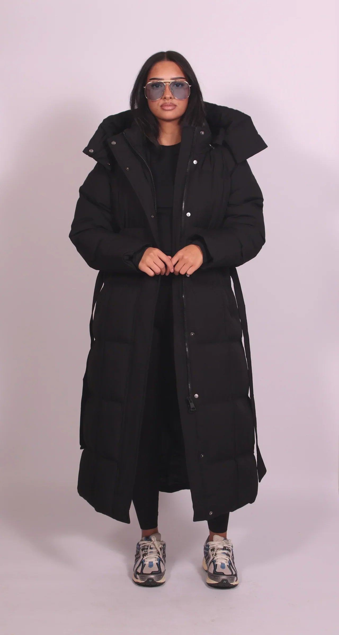 Carmen - Premium Long Belted Puffer Coat