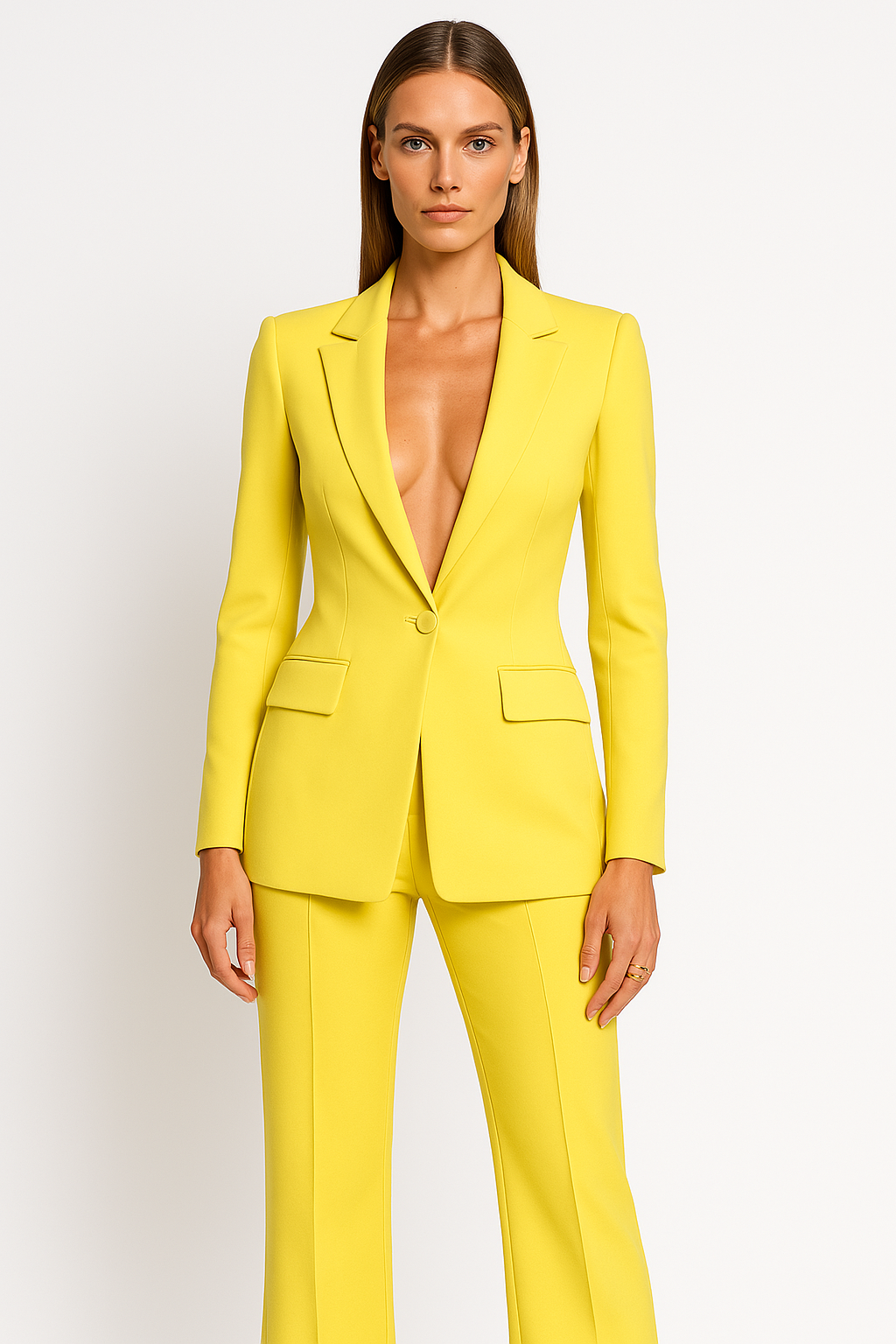 Maison Mary™ | Trendy Plunging Trouser Suit Set