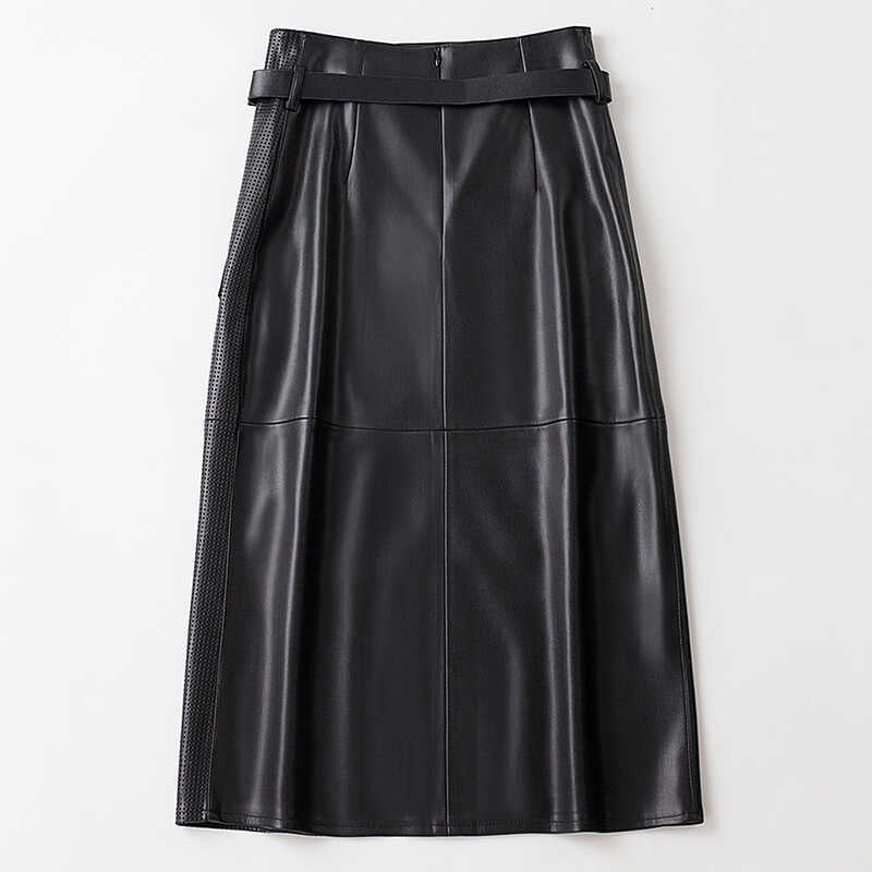 Vella | Sheepskin Leather Skirt