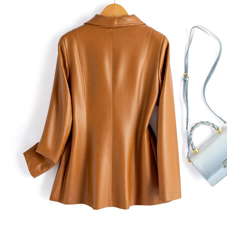 Ashley | Riviera Leather Blazer