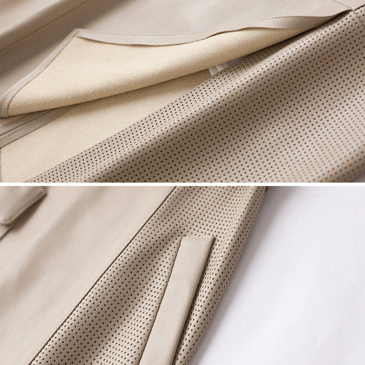 Vella | Sheepskin Leather Skirt