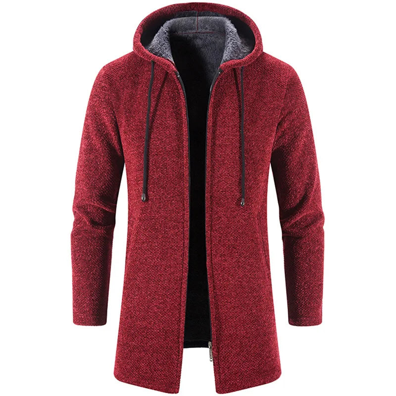 Kingsley | Textured Cotton-Blend Hooded Coat