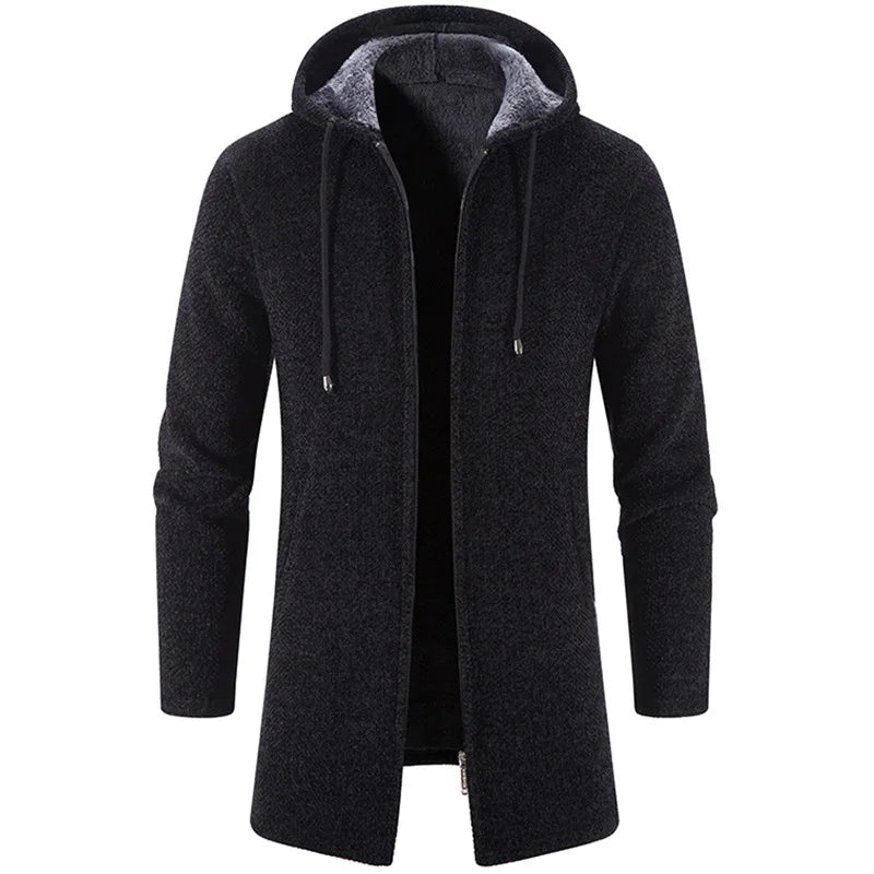 Kingsley | Textured Cotton-Blend Hooded Coat
