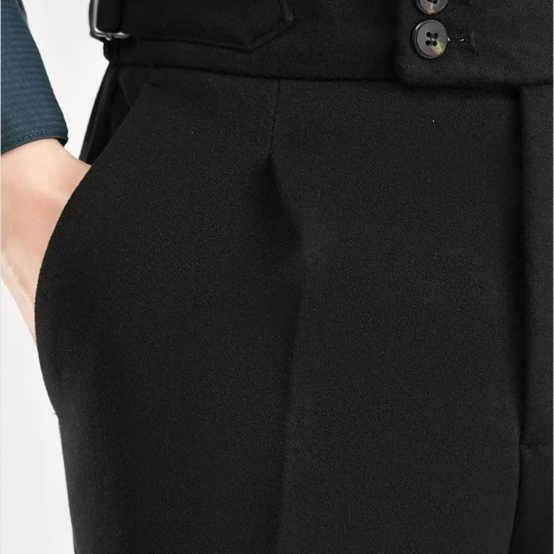 Theodore William High-Waist Tailored Trousers