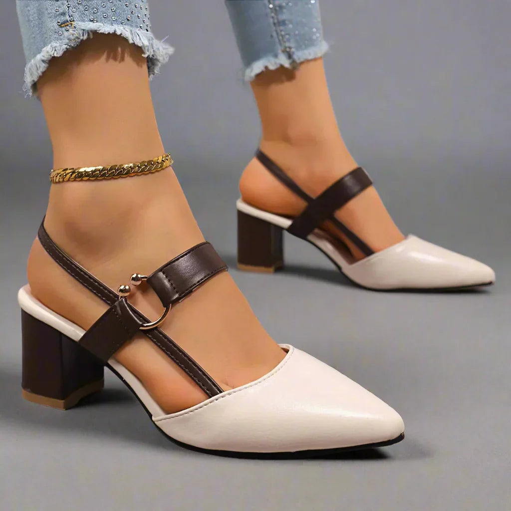 Maison Mary | Henley Leather Heels