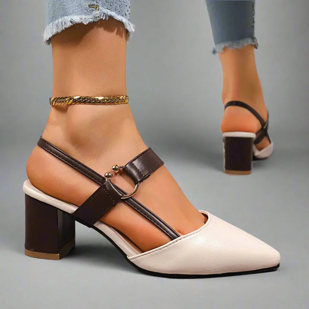 Maison Mary | Henley Leather Heels