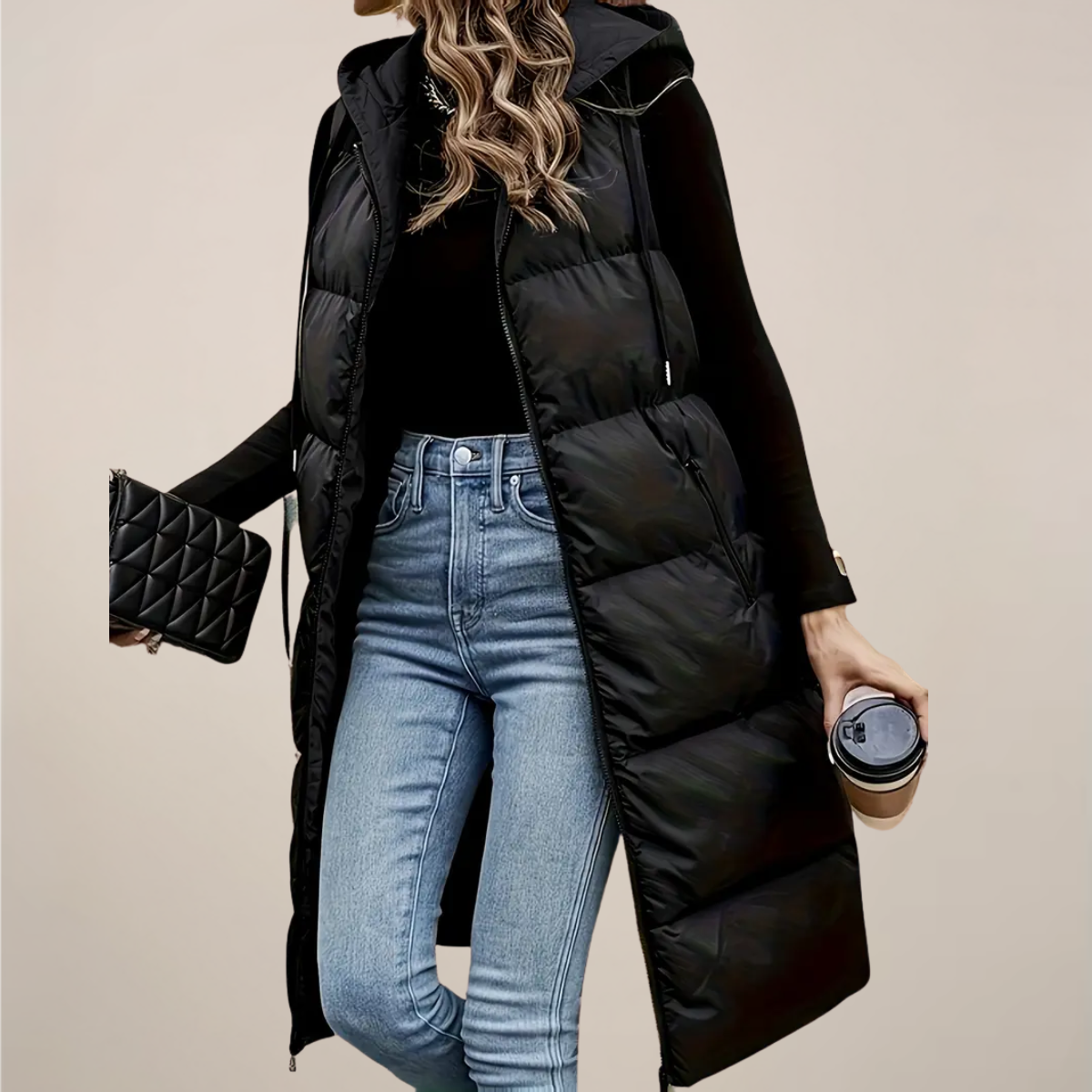 Maison Mary™ | Warm Longline Puffer Gilet