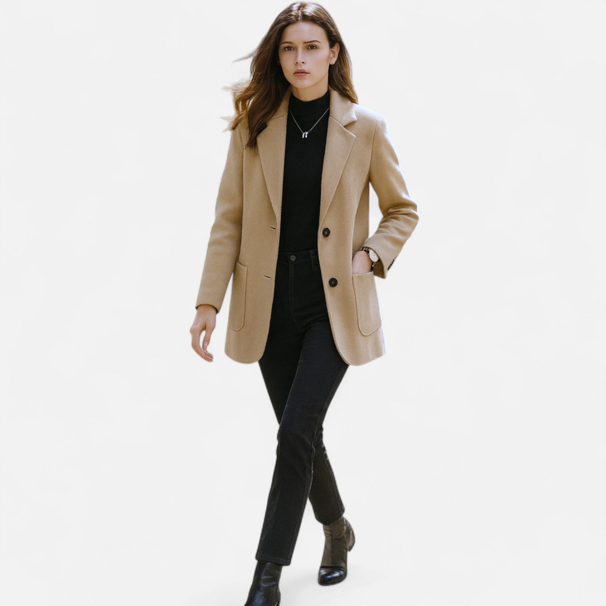 Maison Mary™ | Classic Tailored Blazer Coat