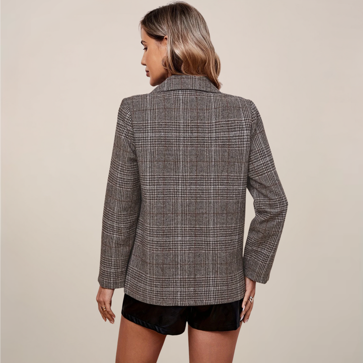 Maison Mary™ | Timeless Checked Blazer