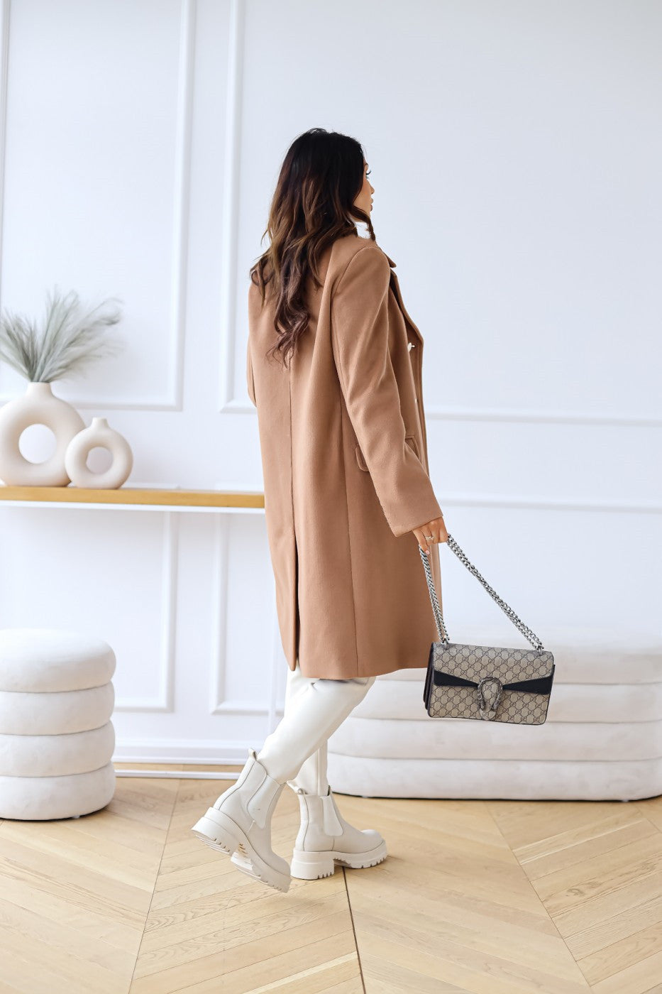 Maison Mary™ | Elegant Double-Breasted Long Coat