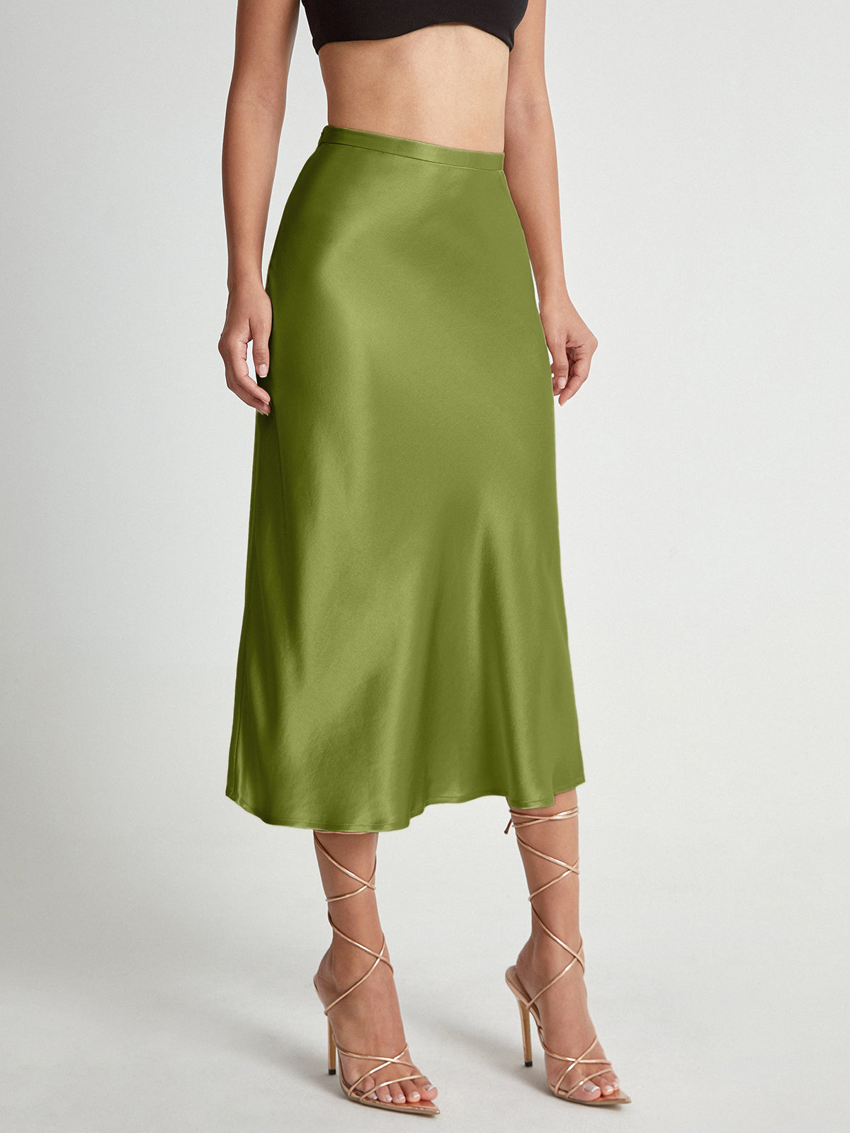 Maison Mary™ | Refined High Waist Midi Skirt