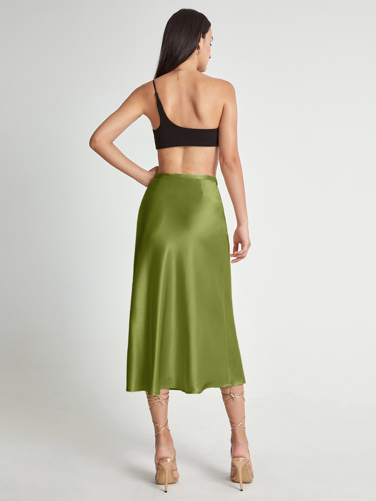 Maison Mary™ | Refined High Waist Midi Skirt