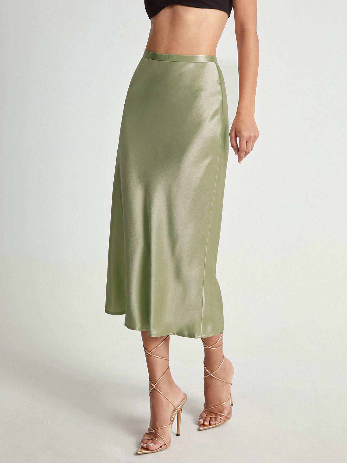 Maison Mary™ | Refined High Waist Midi Skirt
