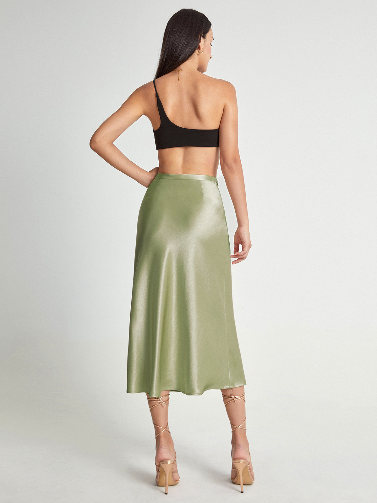 Maison Mary™ | Refined High Waist Midi Skirt