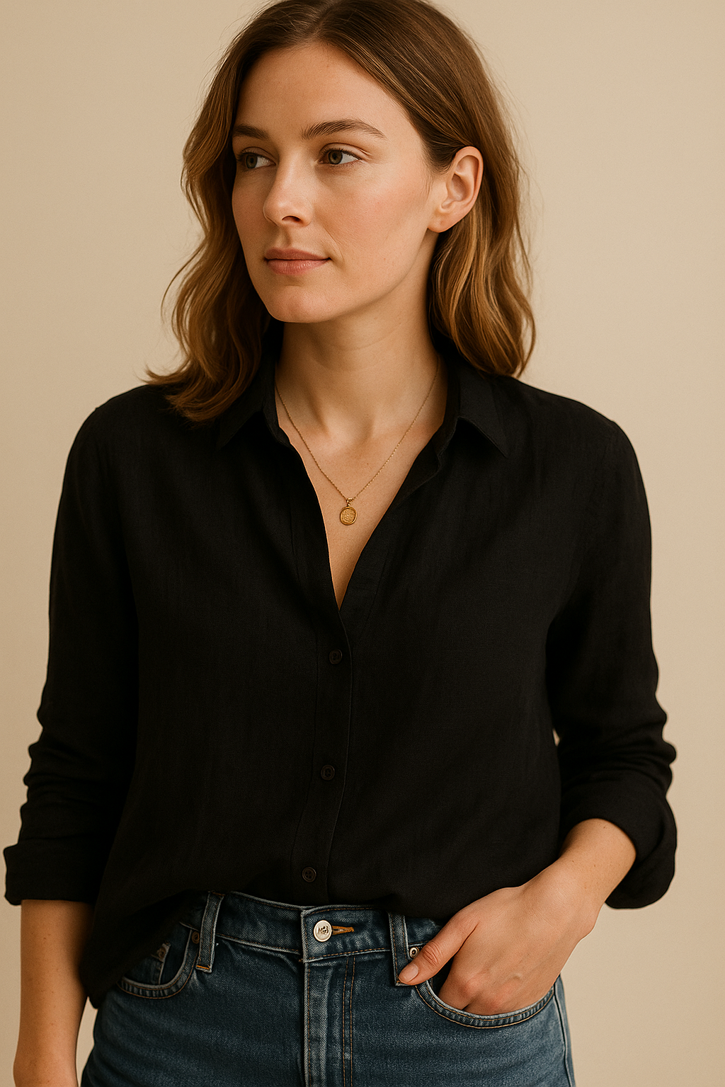 Maison Mary™ | Relaxed Long Sleeve Blouse