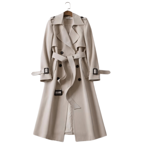 Maison Mary™ | Classic Double-Breasted Trench Coat
