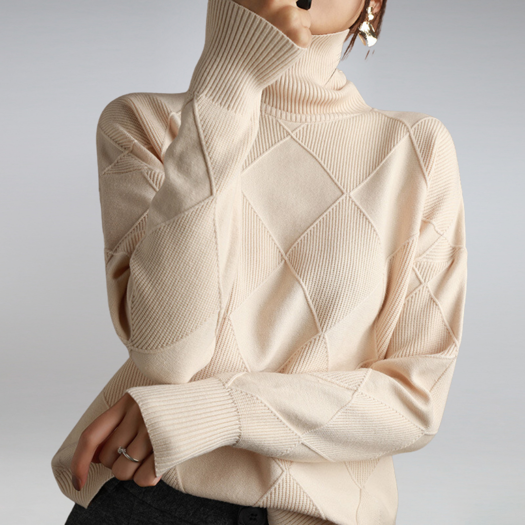Maison Mary™ | Elegant Loose Turtleneck Sweater