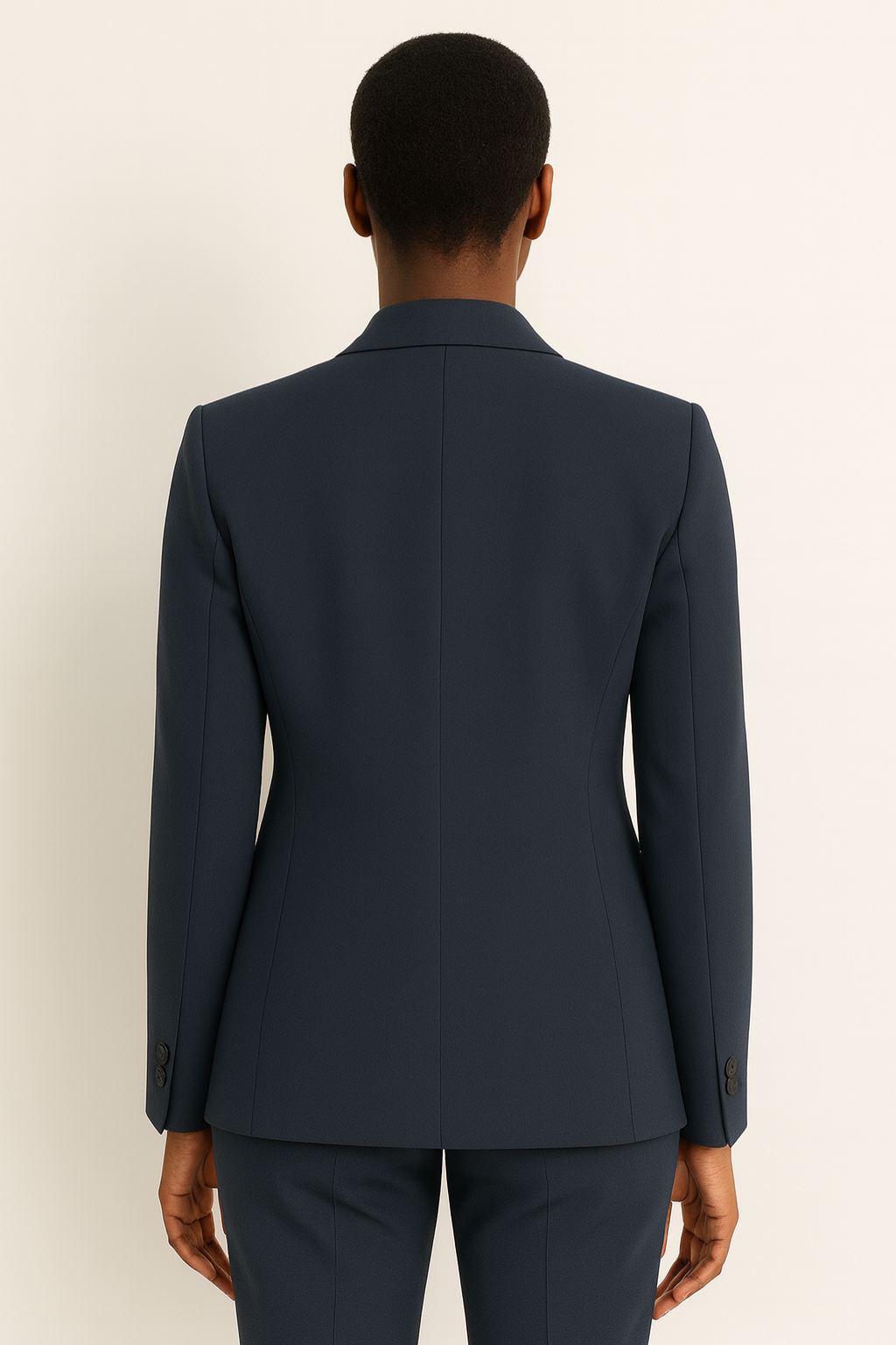 Maison Mary™ | Tailored Navy Blue Trouser Suit