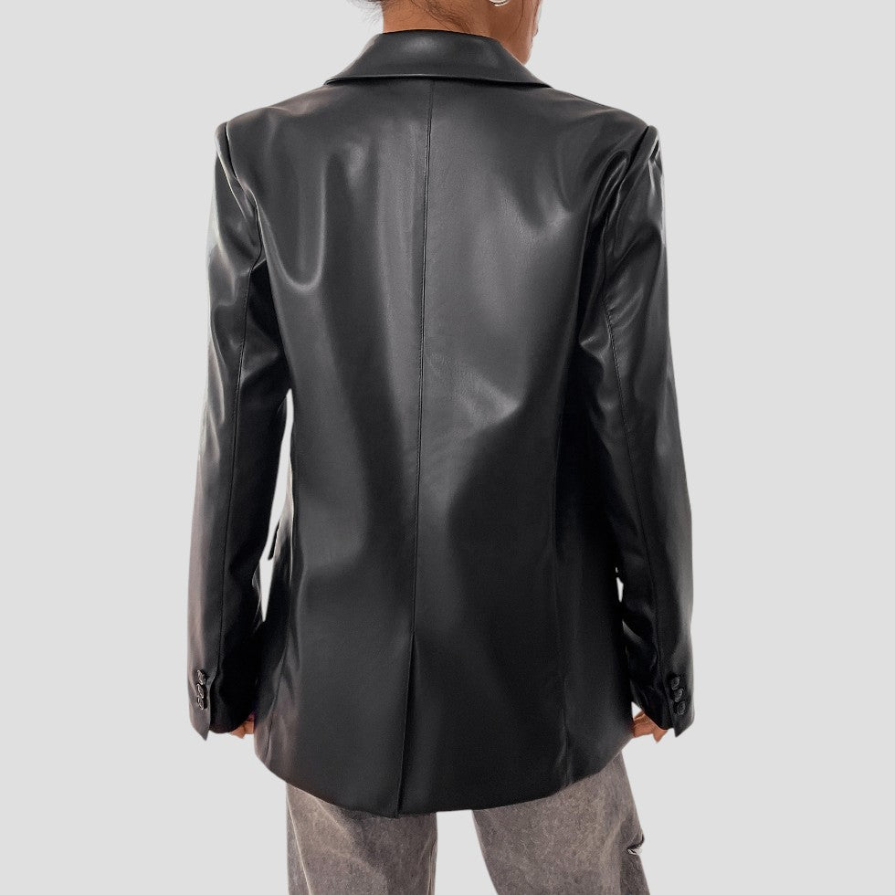 Maison Mary™ | Modern Black Blazer Jacket