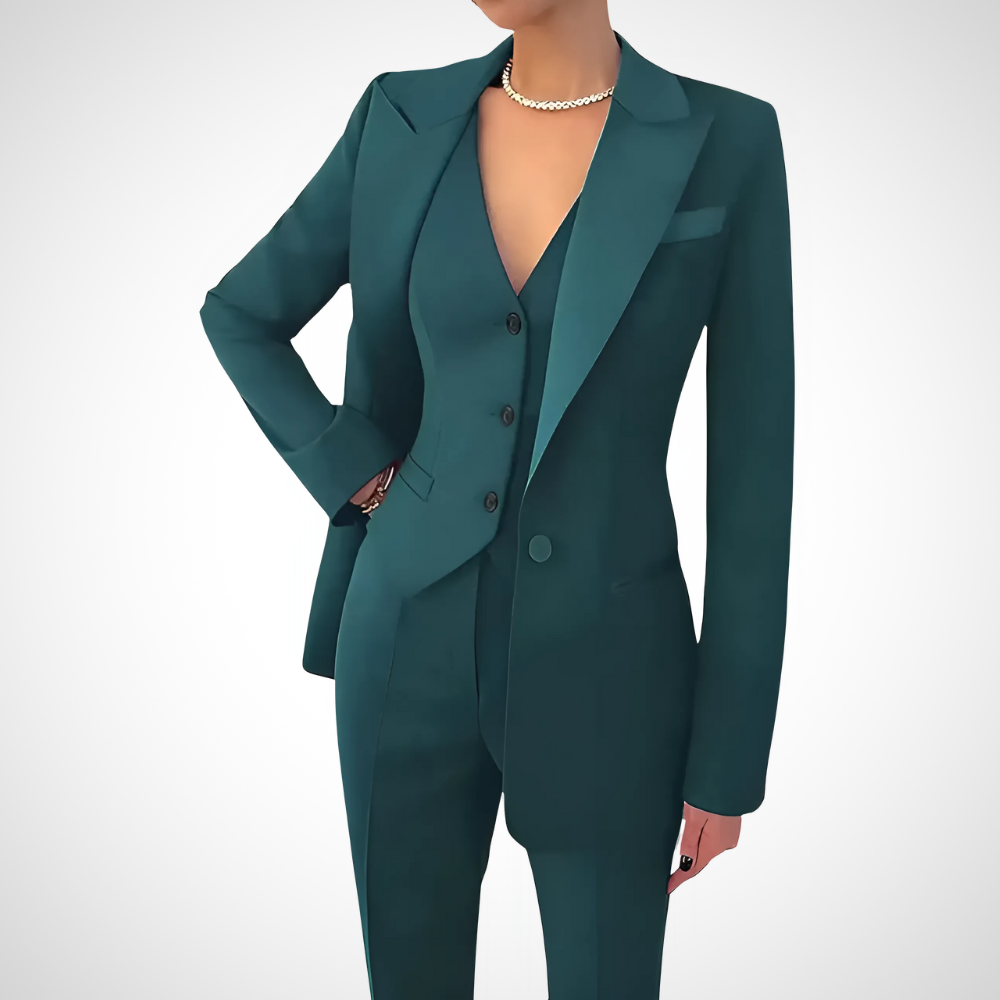 Maison Mary™ | All-Season Three-Piece Trouser Suit