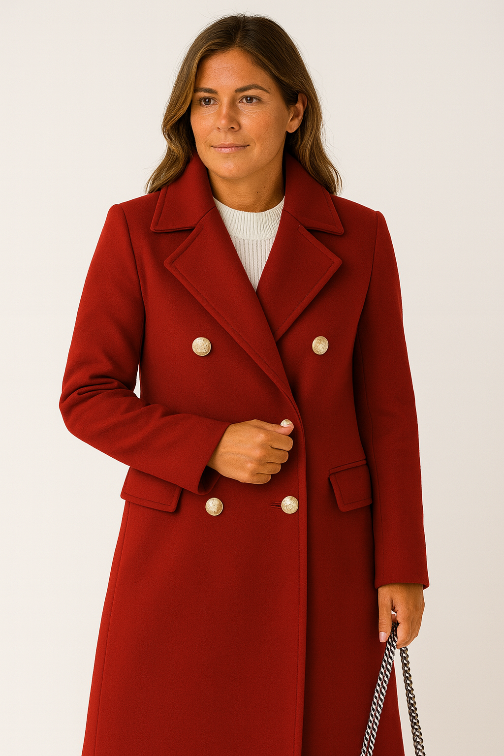 Maison Mary™ | Classic Double-Breasted Peacoat