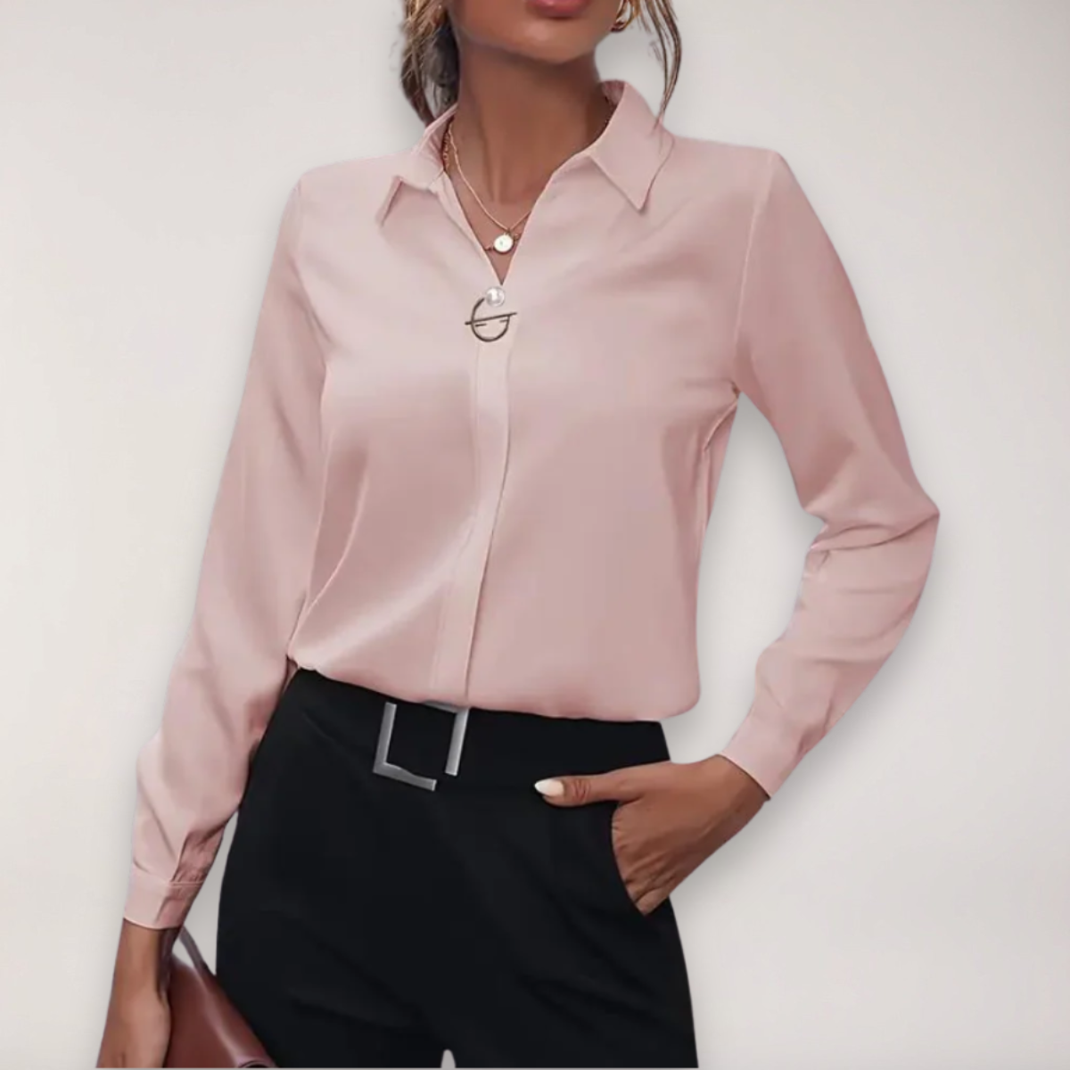 Maison Mary™ | Elegant Tailored Blouse