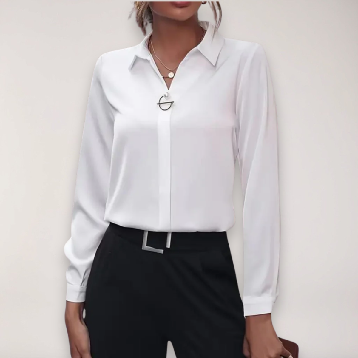 Maison Mary™ | Elegant Tailored Blouse