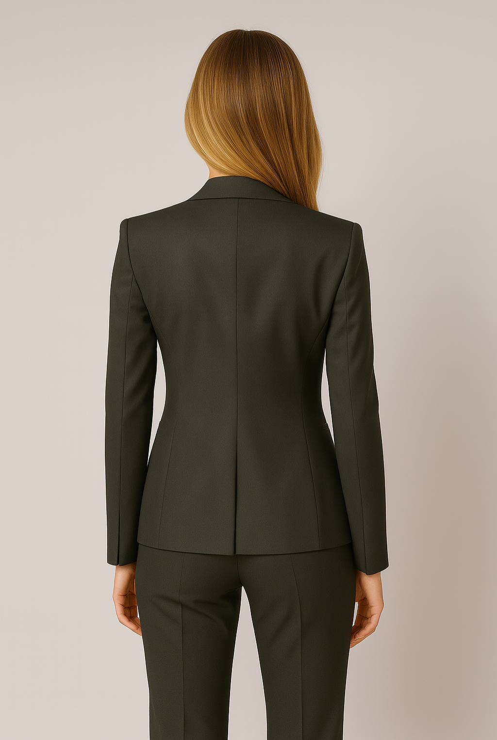 Maison Mary™ | Effortless Black Three-Piece Slim Fit Suit