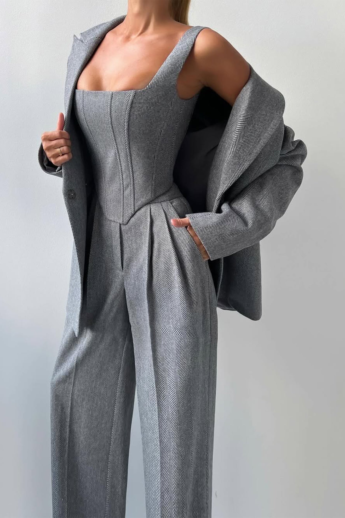 Maison Mary™ | Modern Three-Piece Trouser Suit