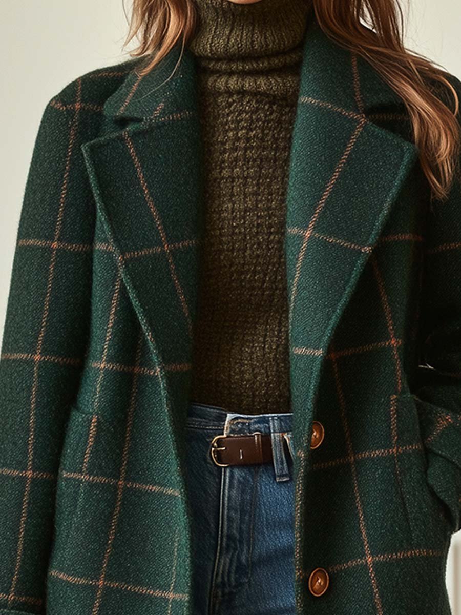 Maison Mary | Cambridge Wool Check Coat