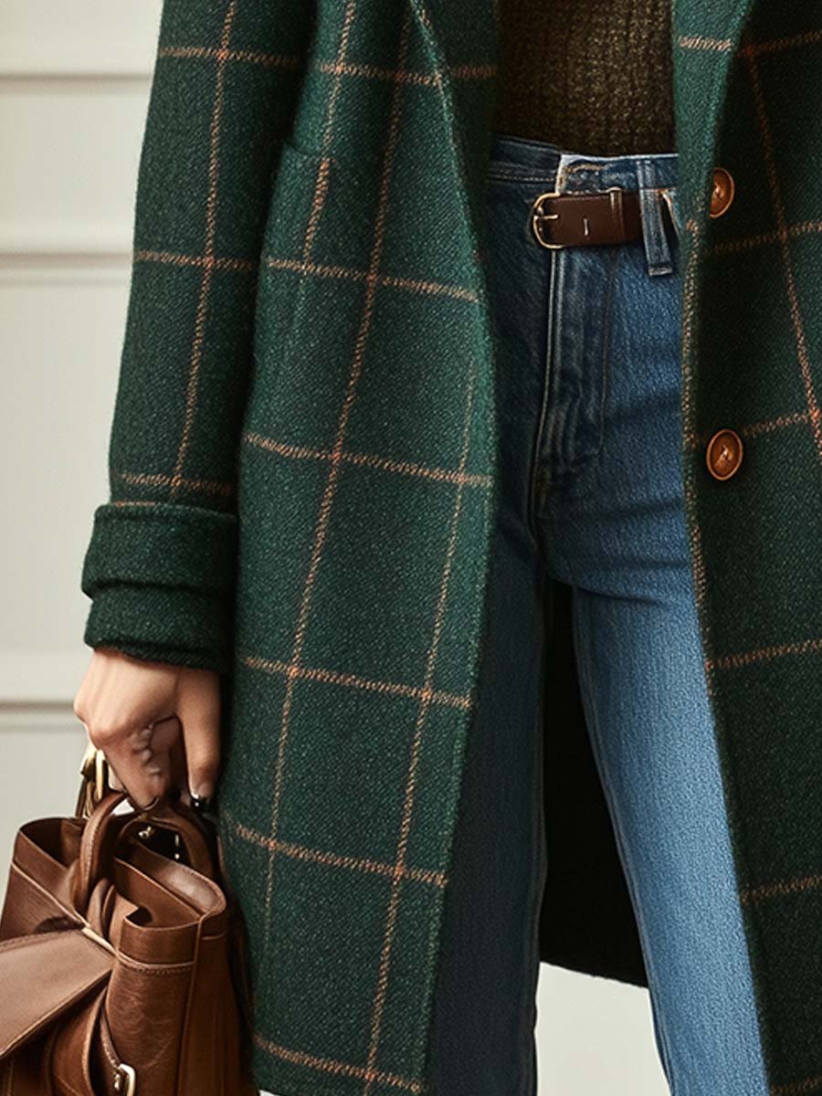 Maison Mary | Cambridge Wool Check Coat