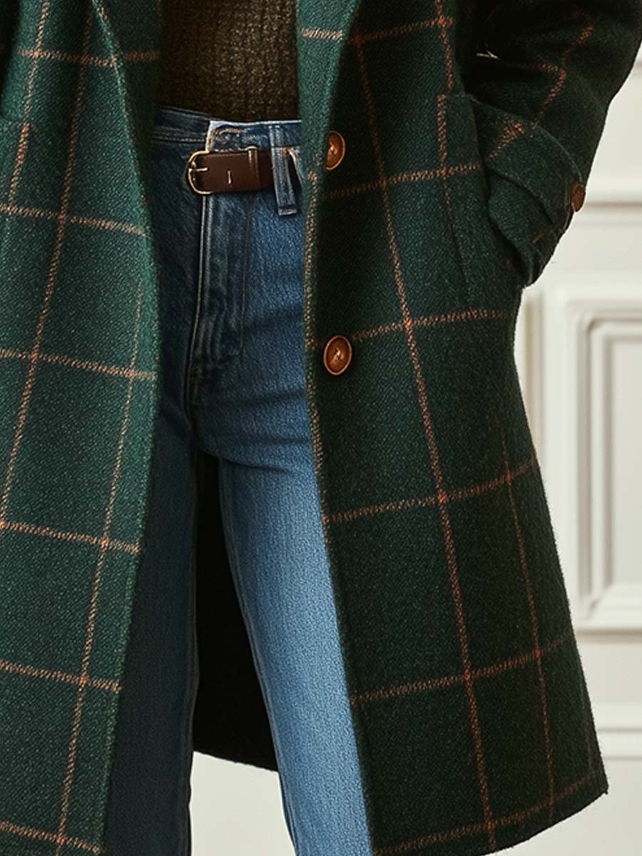 Maison Mary | Cambridge Wool Check Coat