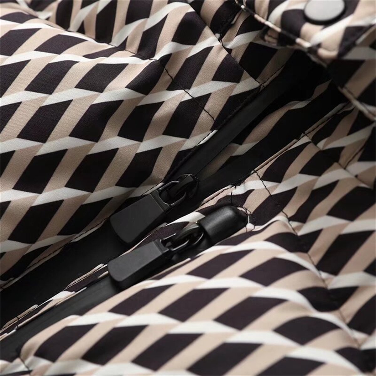 Maison Mary™ | Modern Patterned Puffer Jacket